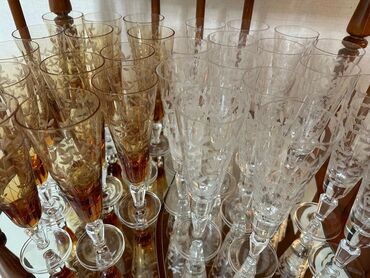посуда стаканы: Винтажные фужеры "Весна"