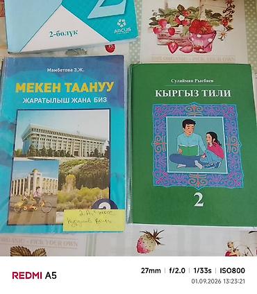 языки: Комплект школьных учебников для 2 класса (кыргызский язык обучения) — 3