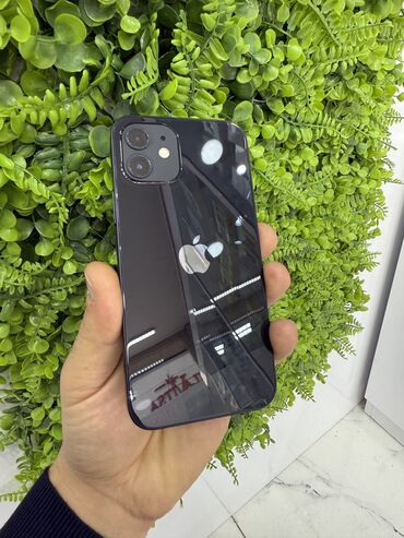 Apple iPhone: IPhone 12, 128 GB, Black Titanium, Zəmanət, Face ID