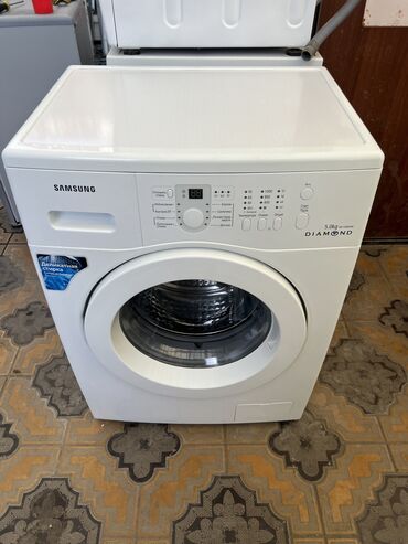 купить стиральную машину: Стиральная машина Samsung, Б/у, Автомат, До 6 кг, Узкая