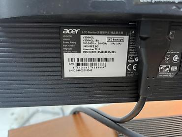 acer x193hqv: Монитор, Acer, Б/у, LED, 20" - 21" — 2