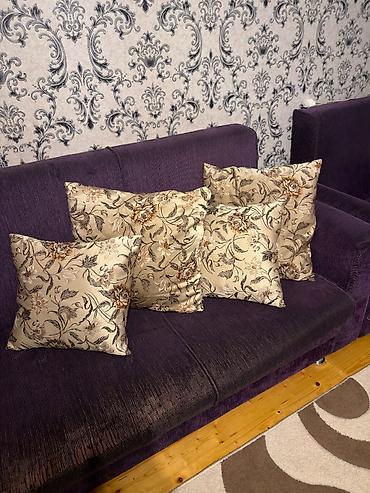 Divan və kreslo dəstləri: İşlənmiş, Divan, 2 kreslo, Açılan — 3