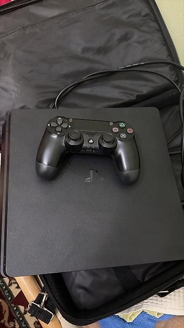 ps4 silm: PlayStation 4 Slim oyun konsolu - Model: PS4 Slim (qara rəng) - — 1