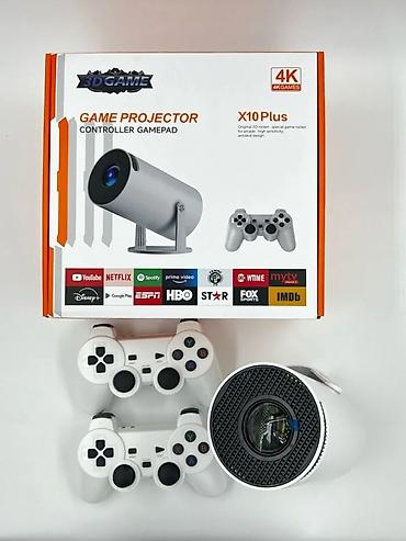 Proyektor oyun X10 plus 3D Proyektor Oyun X10 Plus 3D evdə kino