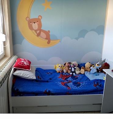 trikoi za balet i ples: Krevet sa fiokom i dušekom 160x80 HAPPY – beli (model 7701) - — 2