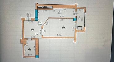 Продажа квартир: 1 комната, 44 м², Уметалиева/Фрунзе 12 этаж — 8