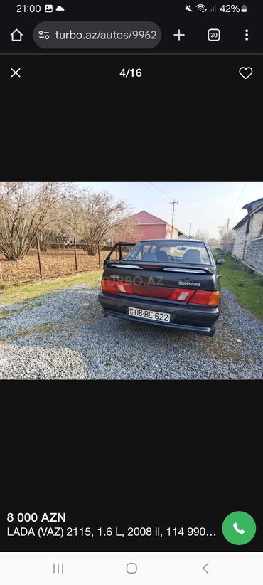 VAZ (LADA): LADA Samara sedan - Kuzov: 4 qapılı sedan, tünd rəng - Mühərrik və — 13