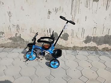 oglan usaq geyimleri: Uşaq üçtəkərli velosipedi – Kidilo, mavi rəng Xüsusiyyətlər: - 3 — 3