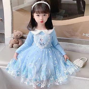 Платья: Детское платье, цвет - Голубой, Новый — 3