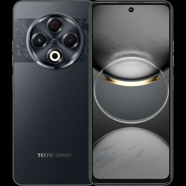 4g wifi modem: Tecno Spark 30, 256 GB, rəng - Qara, İki sim kartlı