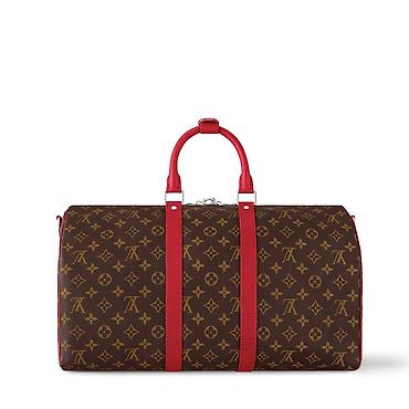 Дорожные сумки: Дорожная сумка Louis Vuitton Keepall Bandoulière. • Оригинальная канва — 4