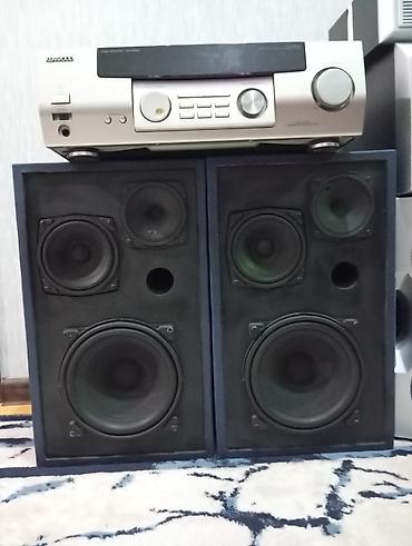 ses aparatı: Kenwood KRF-A4020 audio receiver + iki ədəd böyük akustik sistem — 1