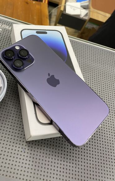 айфон 2020 se: IPhone 14 Pro Max, Б/у, 128 ГБ, Deep Purple, Зарядное устройство, Защитное стекло, Чехол, 86 %