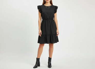 eleganckie ubrania plus size: Sukienka damska, rozmiar S
