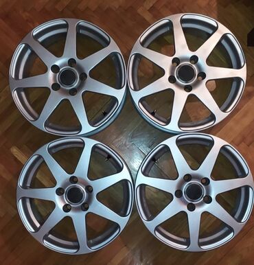 Дөңгөлөктөр монтажда: Дөңгөлөктөр монтажда 205 / 55 / R 16, Кыш, Колдонулган, Комплект, Жеңил унаалар, Куйма, тешиктери - 5