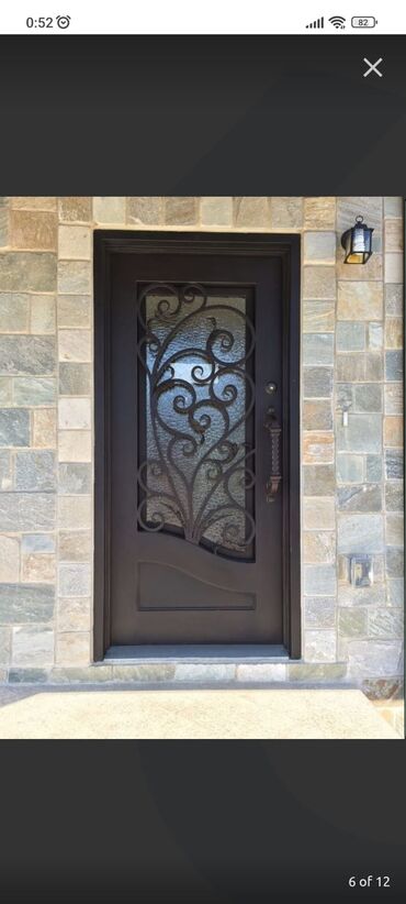 Giriş qapıları: Ofis üçün Yeni Giriş qapısı Zamok ilə, Pulsuz quraşdırma, Ünvandan götürmə, Pulsuz çatdırılma, Ödənişli çatdırılma — 39