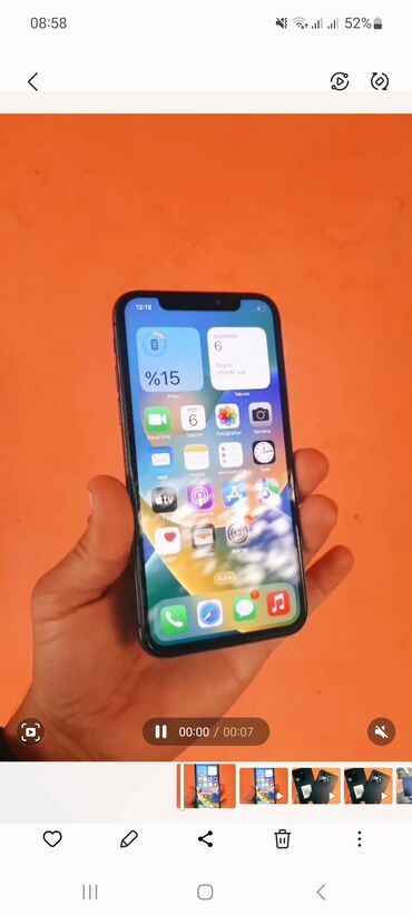 iphone x islenmis: IPhone X, Face ID