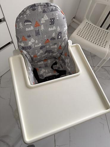 magic glip: Стульчик для кормления, Б/у, Ikea, Пластик, цвет - Белый, Самовывоз — 3