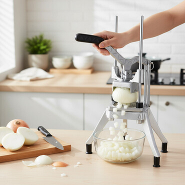 Ostala kuhinjska oprema: Ručna seckalica za povrće i voće Secka na velicine: 1.3 cm, 0.95 — 1