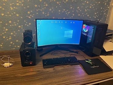 pubg lite hile indir: Oyun və iş üçün masaüstü kompüter komplekti - Sistem bloku: şüşə yan — 6