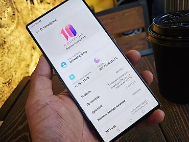 note 3: ZTE Axon 9 Pro, Б/у, 256 ГБ, цвет - Черный, 1 SIM, 2 SIM — 2