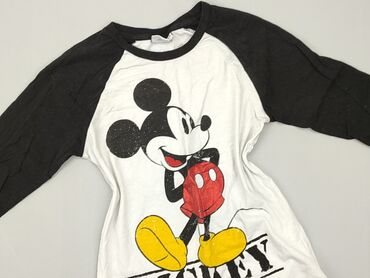 czarne koronkowe bluzki z długim rękawem: Disney, S (EU 36), condition - Good