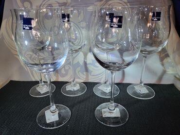 Čaše: Case kristalno staklo vintaz,nove Leonardo za vino. Case tanak — 7
