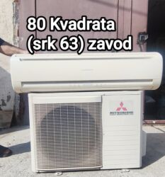 şkaf kondisaner: Kondisioner Mitsubishi, İşlənmiş, 70-80 kv. m, Split sistem, Ödənişli quraşdırma