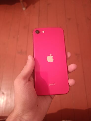 Техника и электроника: IPhone SE 2020, Красный, Беспроводная зарядка