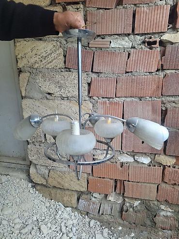 işlənmiş lüstür: Çılçıraq, 5 lampa, Metal — 1
