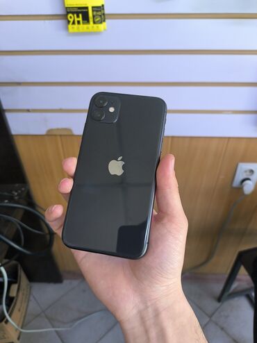 телефоны айфон 11: IPhone 11, Б/у, 128 ГБ, Jet Black, Чехол, 76 %