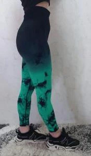 Helanke, biciklistički šortsevi: Ženske sportske helanke visokog struka - Model: duge helanke sa — 11