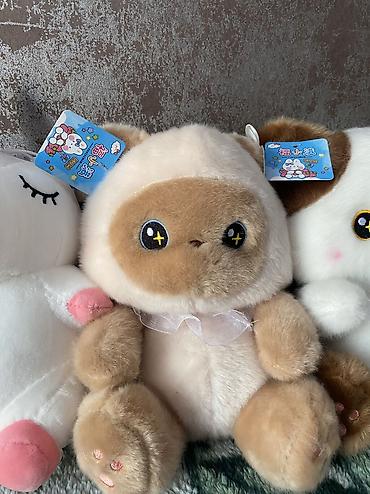 Игрушки: Мягкие игрушки - Коллекция плюшевых персонажей: котики, щенки, хаски — 13