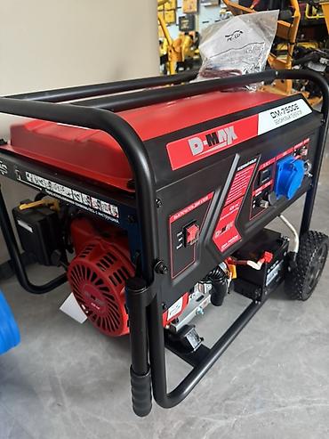 маленький компрессор: Бензиновый генератор D-MAX DM-7500E Характеристики и возможности: - — 7