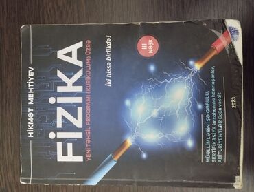 hikmət mehdiyev fizika pdf 2023: Abituriyentlər üçün nəzərdə tutulmuş Fizika qayda kitabıdır.Hər iki