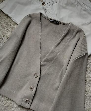 elegant 2000: ZARA dzemper kardigan u pesak boji. Veličina 38/M. Perfektno stanje ☆ — 2