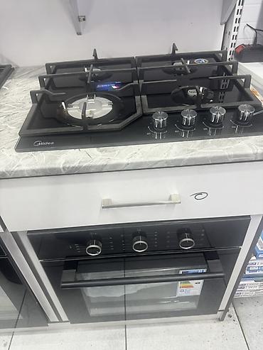Газовая варочная панель Midea + встраиваемый духовой шкаф (комплект)