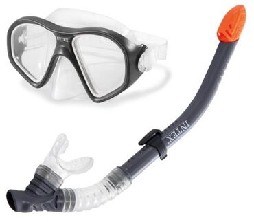 подводные очки: Набор для подводного плавания "Reef Rider", от 14 лет (Intex 55648)