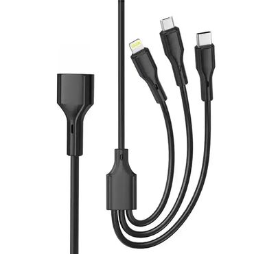 Ostali delovi: Brand: XO Model: Kabl USB Tip A-Tip C/Micro/lightning 3u1 XO NB230 1m