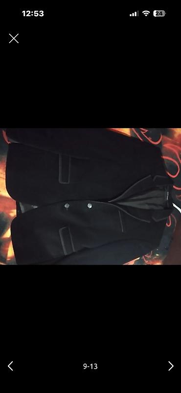 Рубашки: Черная женская рубашка-туника свободного кроя. - Классический — 7