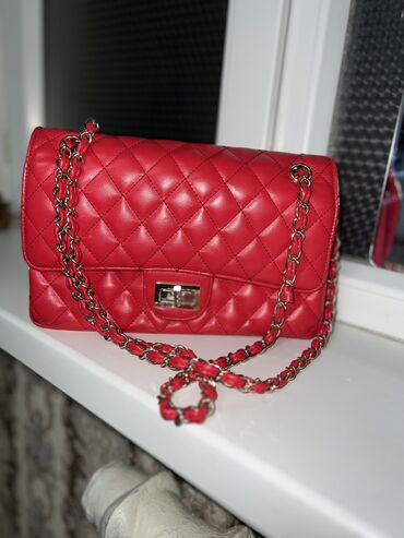 янтарь серьги: Классическая сумка, Chanel, Материал: Экокожа, Женские, Б/у