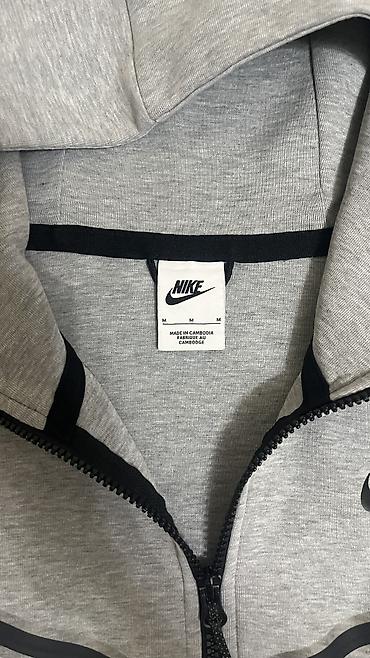 Толстовки: Мужская толстовка, M, Nike, Б/у, цвет - Серый, Самовывоз, Платная доставка — 3