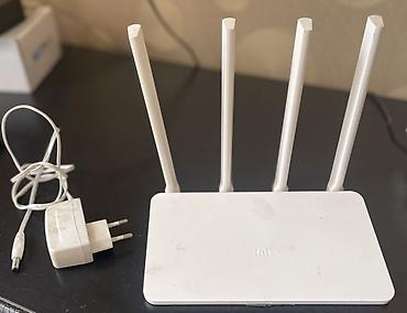 komp: Xiaomi Mi Router 3C (4 antenalı) – Wi‑Fi marşrutizator Ela işləyir - — 1