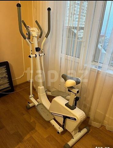 eliptik trenajor: Kombinə edilmiş kardio trenajor – velosiped və eliptik funksiyalı — 1