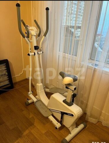 Nərdlər: Elliptik trenajor/velo-trenajor kombi aparatı - 2-si 1-də dizayn: həm