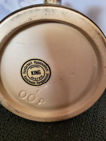 Čaše: Krigla nova,vintaz original King,rucni rad Austrija. Nova krigla sve — 12