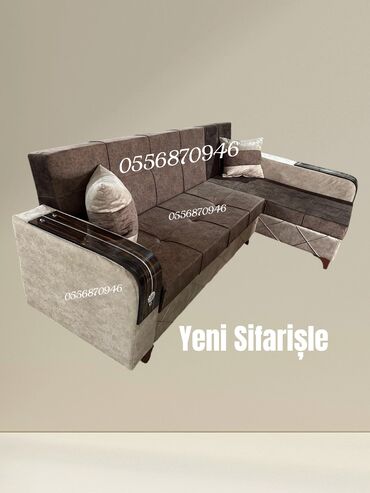 Sifarişlə divanlar: Künc divan, Qonaq otağı üçün, Parça, Bazalı, Açılan, Kitab — 7