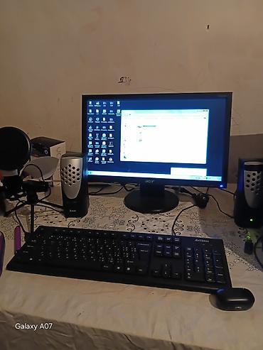 komputer dəst: Masaüstü kompüter seti Tərkib: - Acer monitor (geniş ekran — 1