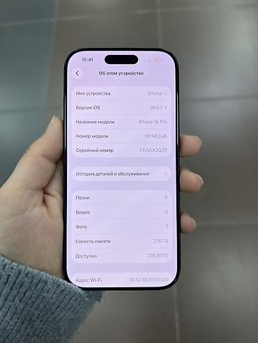 ipad pro 5: IPhone 16 Pro, 256 ГБ, цвет чёрный (титановый оттенок) Характеристики — 2