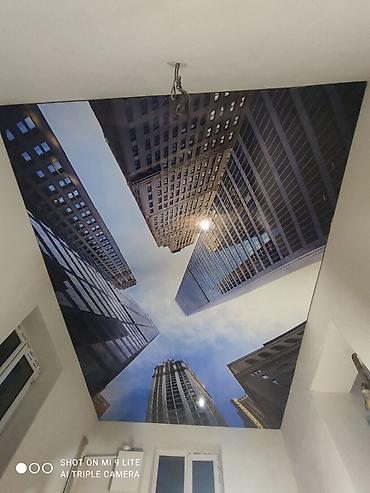 Натяжной потолок: Натяжной потолок 3D потолки, Матовое, Глянцевое Гарантия, Монтаж, Бесплатный замер — 3